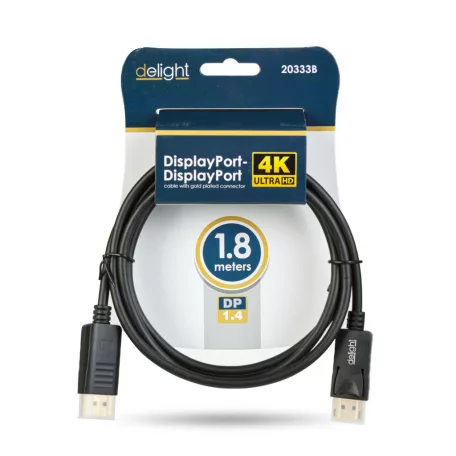 DisplayPort - Displayport kábel - 1.4 - 4K - 1,8 m