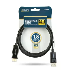 DisplayPort - HDMI kábel - 1.4 - 4K - 1,8 m