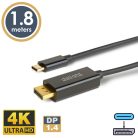 Type-C - DisplayPort kábel - 1.4 - 4K - 1,8 m