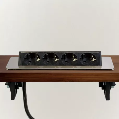 Rejtett elosztó - 4-es - Felnyíló kivitel - szálcsiszolt