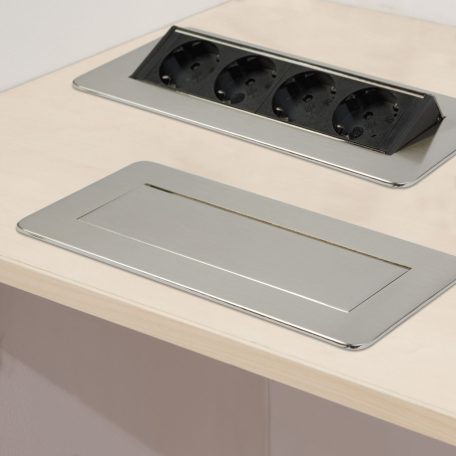 Rejtett elosztó - 4-es - Felnyíló kivitel - szálcsiszolt