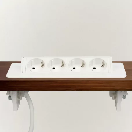 Rejtett elosztó - 4-es - Felnyíló kivitel - fehér