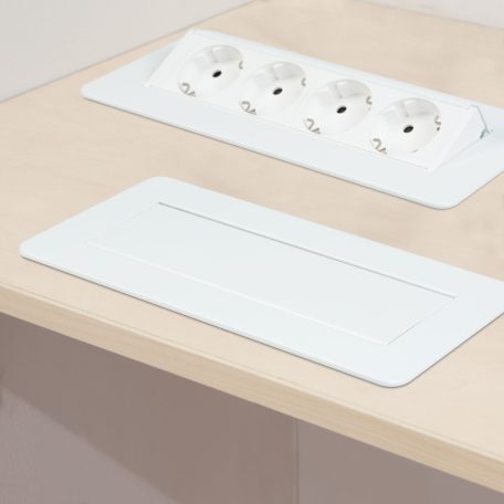 Rejtett elosztó - 4-es - Felnyíló kivitel - fehér