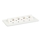 Rejtett elosztó - 4-es - Felnyíló kivitel - fehér