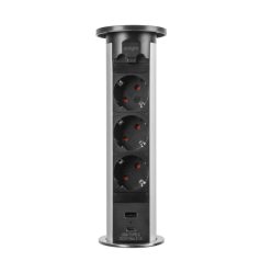 Motoros rejtett elosztó - ezüst