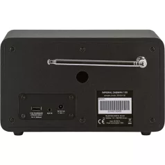 DABMAN 100 DAB+ / FM rádió fekete színben