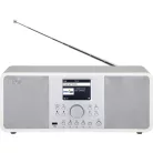 DABMAN i205 Hibrid sztereó rádió internet / DAB+ / FM fehér színben