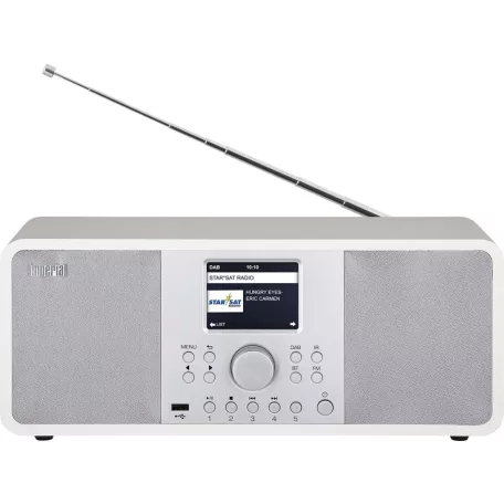 DABMAN i205 Hibrid sztereó rádió internet / DAB+ / FM fehér színben