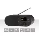 DABMAN d105 Kompakt DAB+ / FM / Bluetooth rádió fekete színben