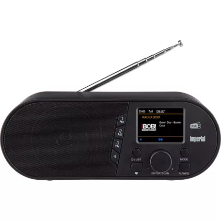 DABMAN d105 Kompakt DAB+ / FM / Bluetooth rádió fekete színben