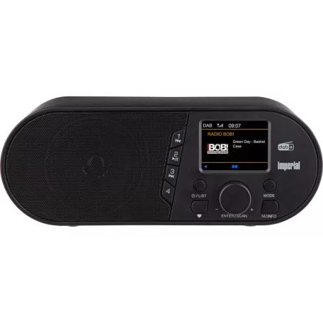 DABMAN d105 Kompakt DAB+ / FM / Bluetooth rádió fekete színben