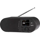 DABMAN d105 Kompakt DAB+ / FM / Bluetooth rádió fekete színben