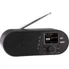 DABMAN d105 Kompakt DAB+ / FM / Bluetooth rádió fekete színben