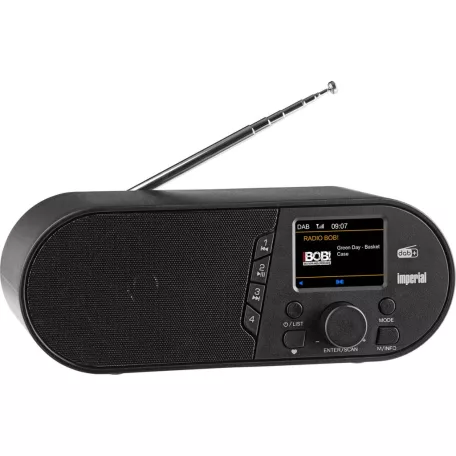 DABMAN d105 Kompakt DAB+ / FM / Bluetooth rádió fekete színben