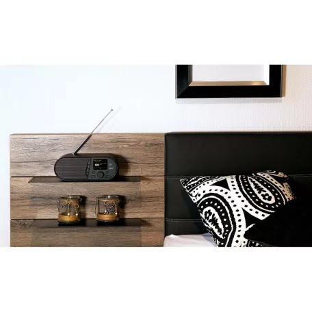 DABMAN d105 Kompakt DAB+ / FM / Bluetooth rádió fekete színben