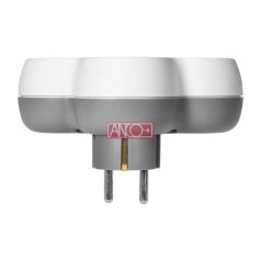 2-es elosztó dugalj USB töltővel A+C