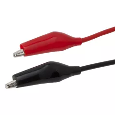   Műszerzsinór pár - krokodil csipesz - banán dugó - 93 cm