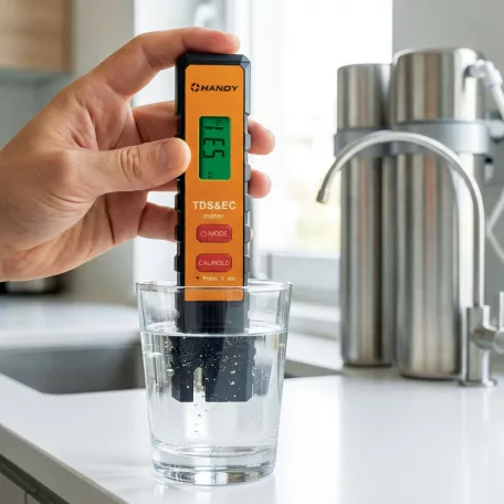 Digitális TDS/EC ásványmérő - 0-4999 ppm - elemes