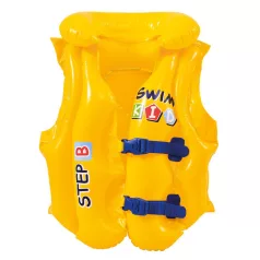   Avenli Swim Kind Step B 26-702000 felfújható úszómellény, 3 légkamra, 2 biztonsági csatt, 3-6 év között, sárga színű