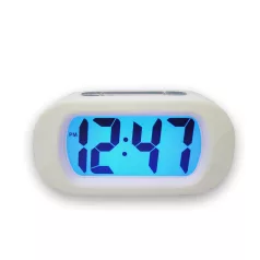 Quartz Ébresztőóra Digitális Fehér
