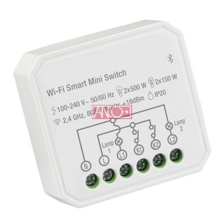 WiFi okos mini csillár kapcsoló
