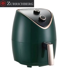   Zurrichberg RoseGold Professzionális Olaj nélküli Fritőz 3,5L 1500W ZBP/2702 (ZBP/2701) fritőz, forrólevegős sütő olaj nélküli sütő zöld