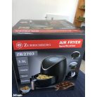 Zurrichberg RoseGold Professzionális Digitális Olaj nélküli Fritőz 3,5L 1500W ZBP/2703 (ZBP/2704) digitális fritőz, forrólevegős sütő olaj nélküli sütő fekete