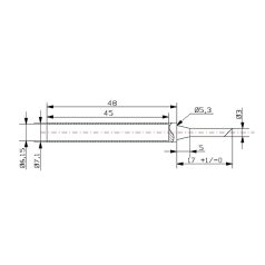 Pákahegy 28011-es pákához - 2 db / bliszter