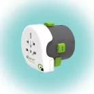 Q2POWER 2.100100 utazóadapter, QDAPTER,  indulási ország: AUS/CHINA, IT, UK, CH, BRAZIL, USA, EURO, célország: AUS, BRAZIL, IT, CH, UK, USA
