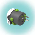 Q2POWER 2.100110 utazóadapter, Qdapter USB, indulási ország: AUS/CHINA, IT, UK, CH, BRAZIL, USA, EURO, célország: AUS, BRAZIL, IT, CH, UK, USA