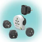 Utazóadapter Qplux World 3in1" Q2"
