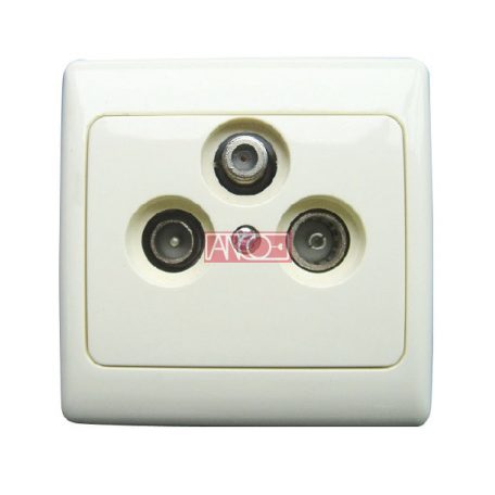 Olympic SAT antennacsatlakozó aljzat bézs