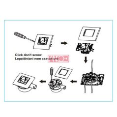 Evian 1-es földelt dugalj