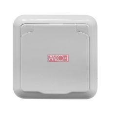 Porto 1-es  földelt dugalj, IP44, süllyesztett