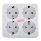 Austin 4-es földelt dugalj, falon kívüli