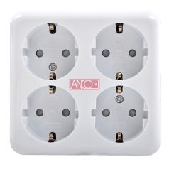 Austin 4-es földelt dugalj, falon kívüli