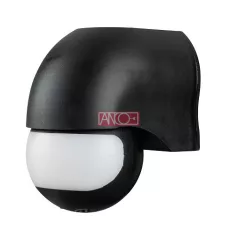 Mozgásérzékelő 180°, fekete