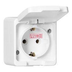 Junior 1-es földelt dugalj, IP44