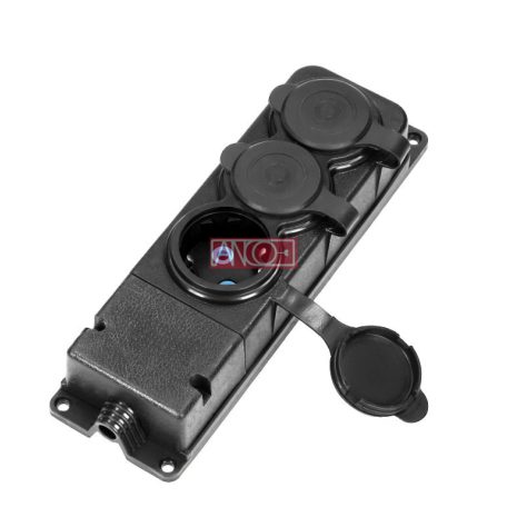 Elosztó 3-as szerelhető gumis, IP44