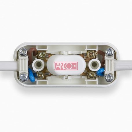 Zsinórközi kapcsoló, fehér