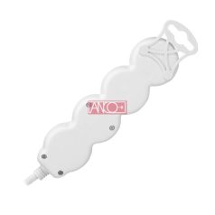 Asztali elosztó 3-as, lapos dugó, 1,5m