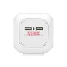 Asztali eloszó 4-es+USB Cube