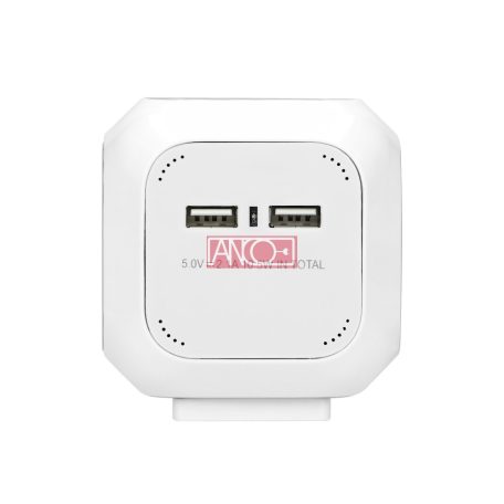 Asztali eloszó 4-es+USB Cube