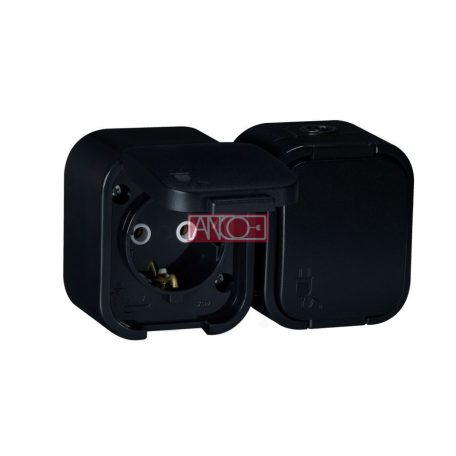 Hydra+ 2-es földelt dugalj, IP54