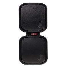 Hydra+ 2-es földelt dugalj, IP54