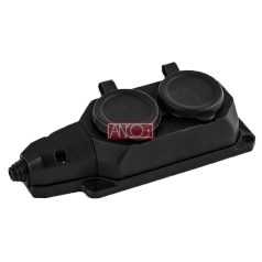 Elosztó 2-es szerelhető gumis, IP44