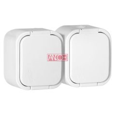 Hydra+ 2-es földelt dugalj, IP54