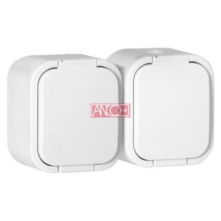 Hydra+ 2-es földelt dugalj, IP54