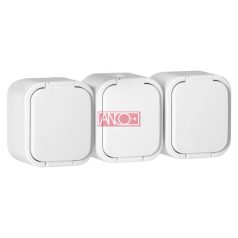 Hydra+ 3-as földelt dugalj, IP54