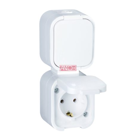 Hydra+ 2-es földelt dugalj, IP54